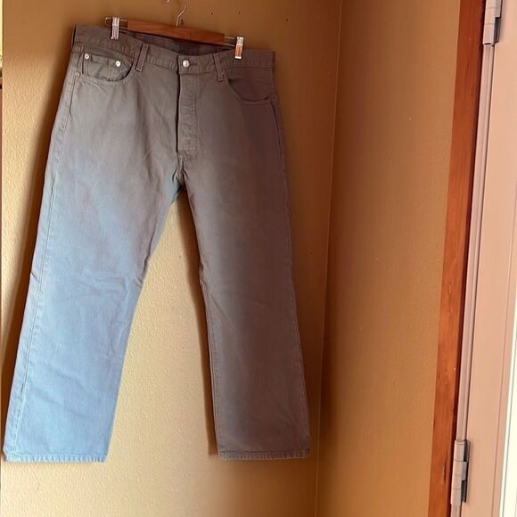 Levi’s 501 Jeans Gray 40 x 30 - Picture 1 of 12